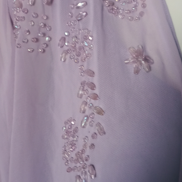 SL Fashion Cocktail Dress 2pc light purple pre-owned Size 14 - Picture 11 of 13